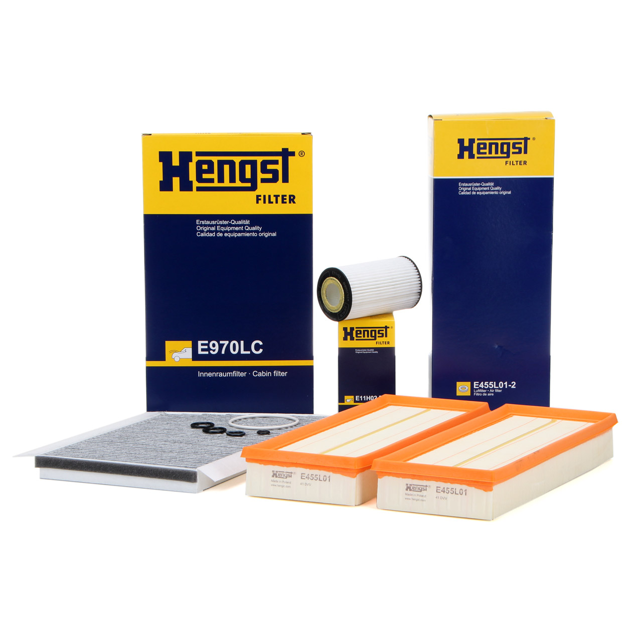 HENGST Filterset MERCEDES W203 CL203 S203 C/A209 C 230-55 AMG M112 M113 M272