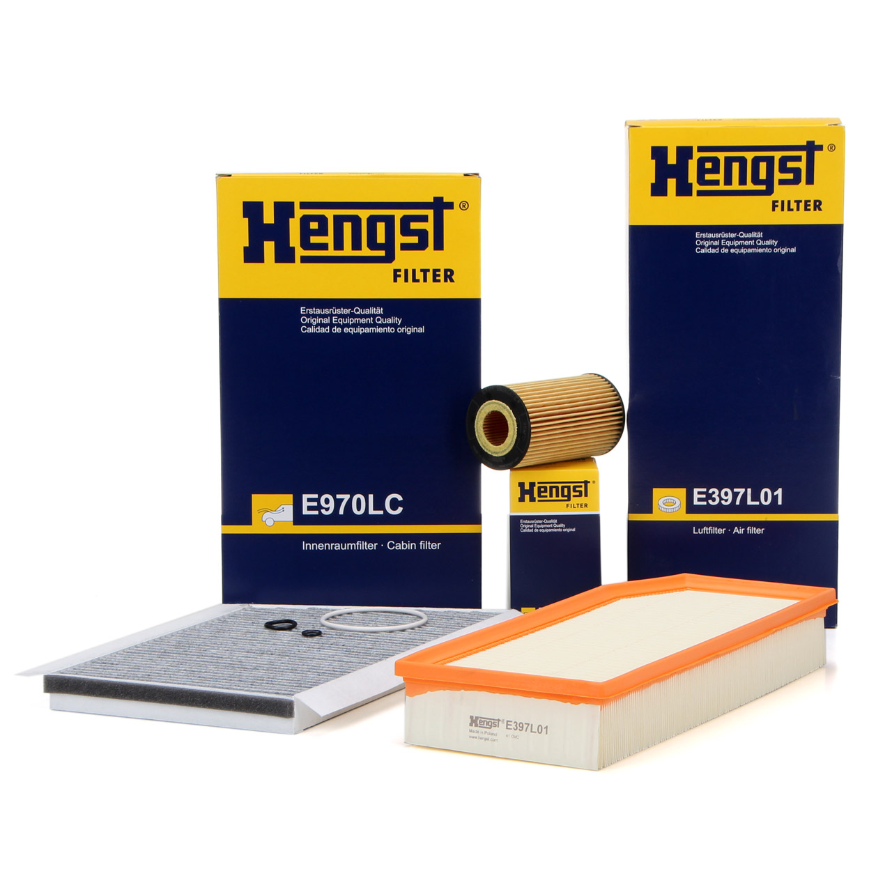HENGST Filterset 3-tlg MERCEDES W203 CL203 S203 C 200/220/270 CDI C209 270 CDI OM611 OM612