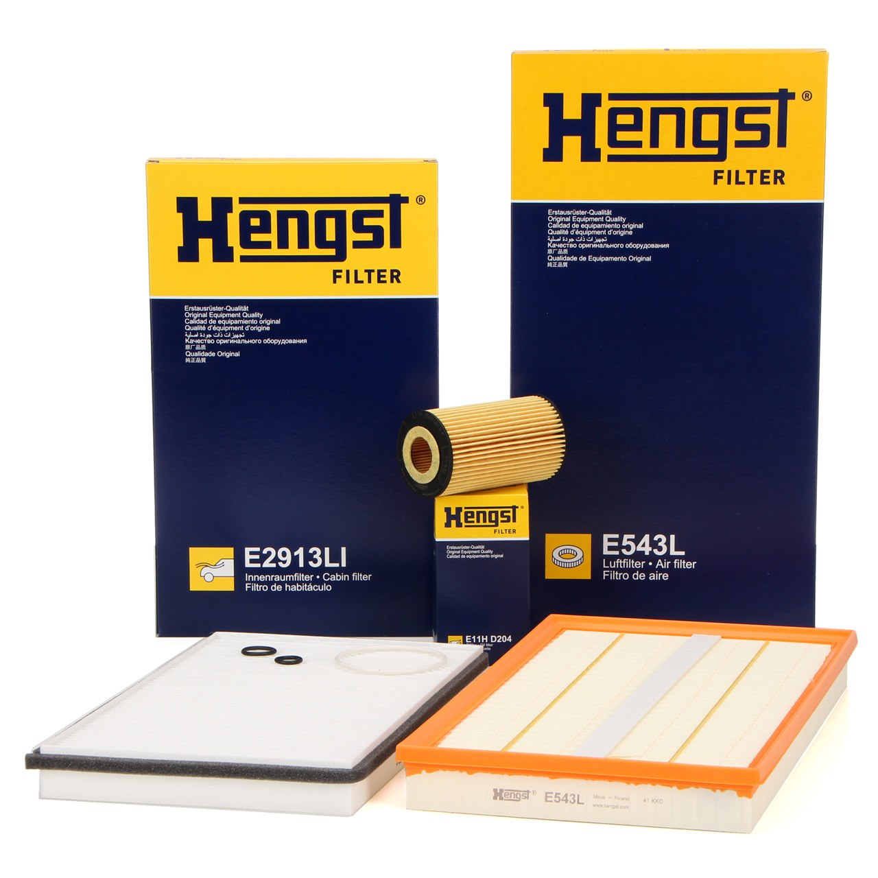 HENGST Filterset 3-tlg MERCEDES Viano CDI 2.0/2.2 Vito / Mixto 110/113/116CDI W639 OM651