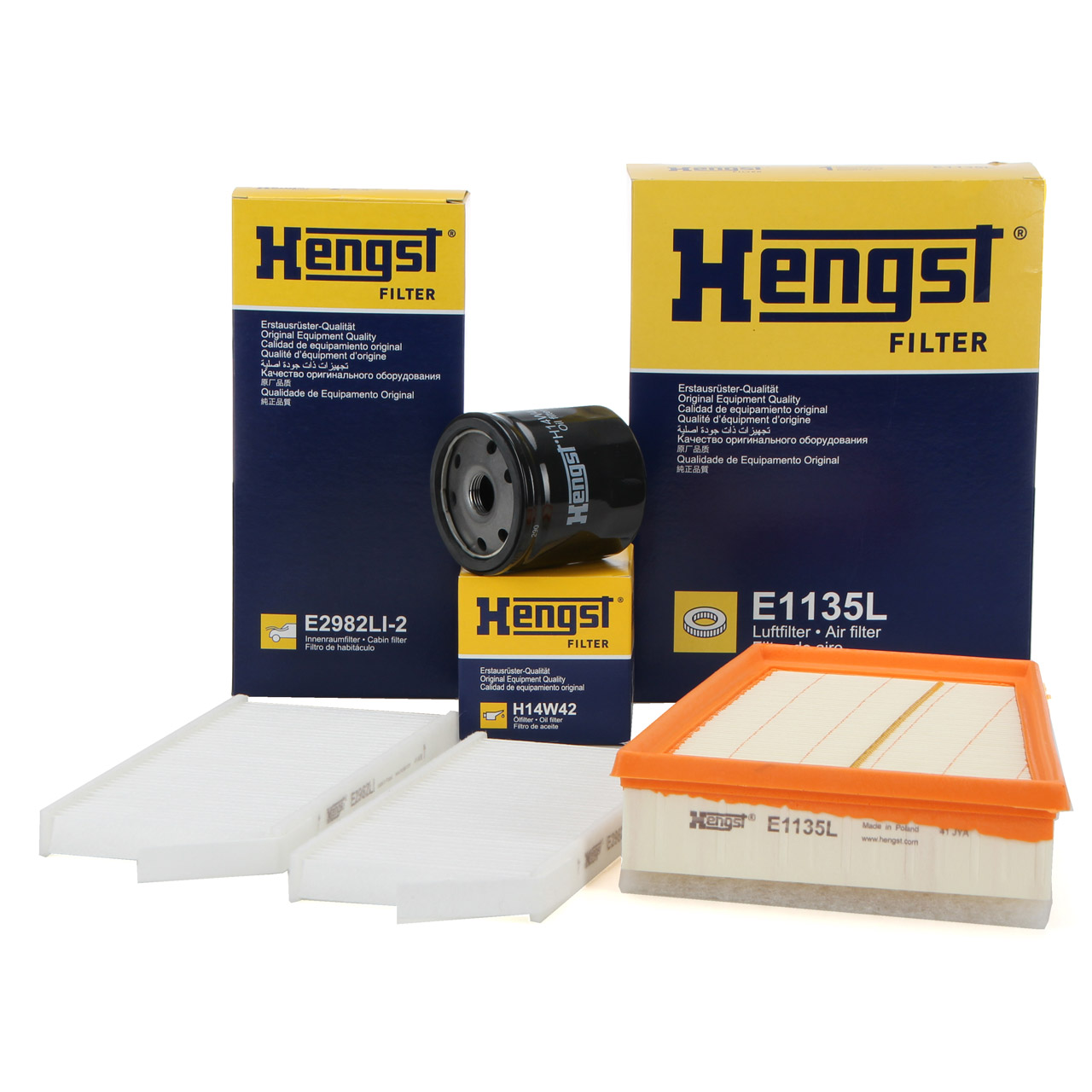 HENGST Filterset 3-tlg MERCEDES Citan (415) RENAULT Kangoo / Rapid 1.5D 75-110 PS