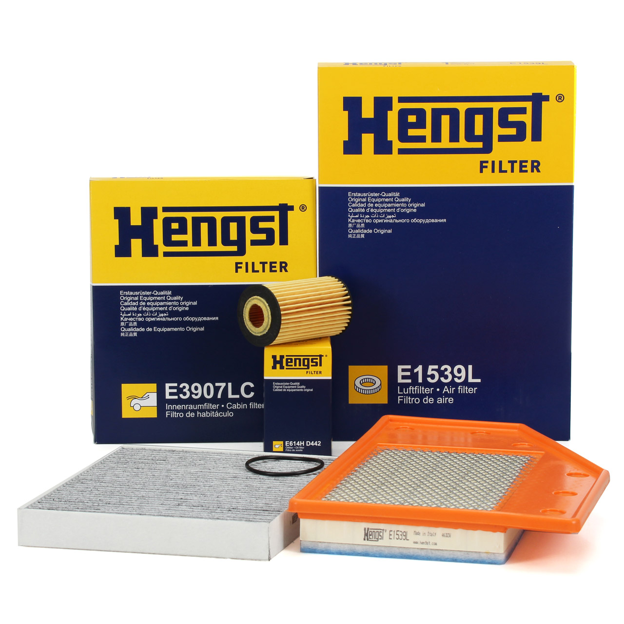 HENGST Filterset Filterpaket Inspektionskit OPEL Insignia B 1.6 Turbo 200 PS