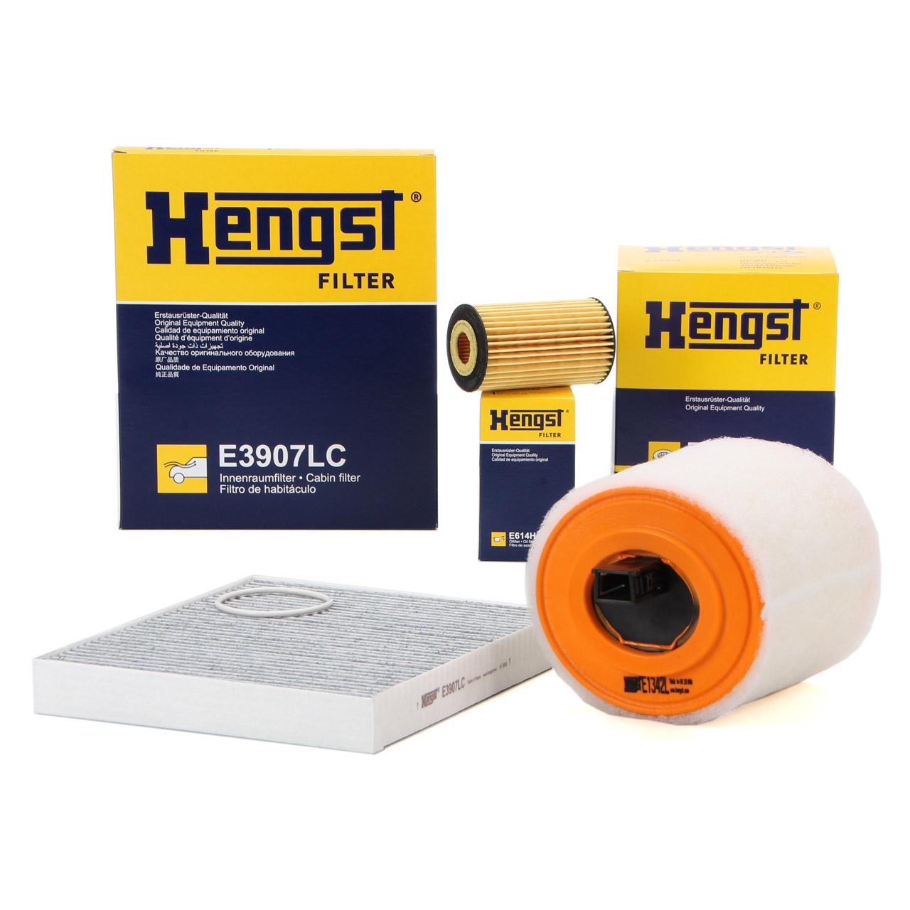 HENGST Filterset Filterpaket Inspektionskit OPEL Astra K 1.6 Turbo 200 PS