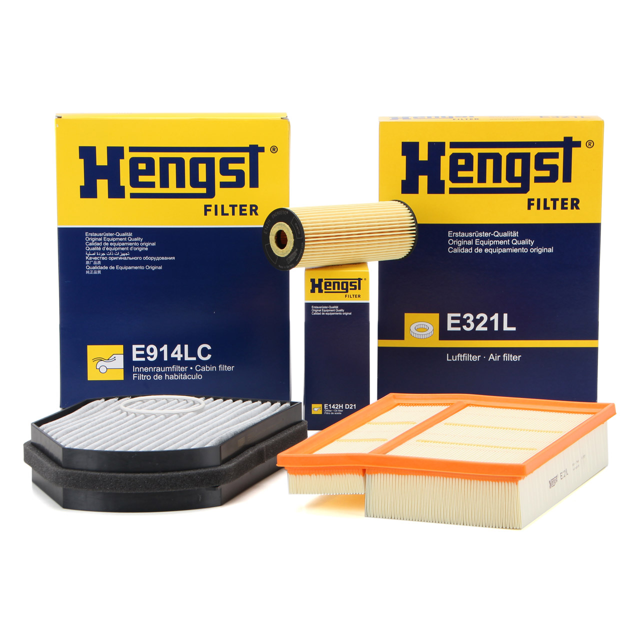 HENGST Filterset MERCEDES C-Klasse W202 S202 CLK C208 A208 180-36 AMG M111