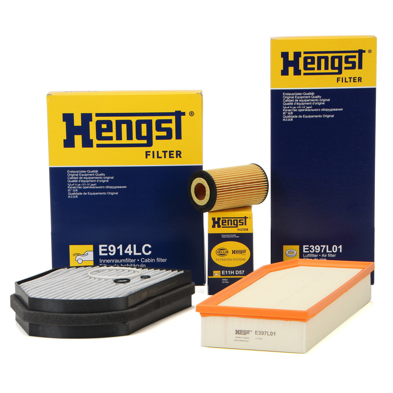 HENGST Filterset MERCEDES E-Klasse W210 S210 E200CDI E220CDI E270CDI OM611 OM612