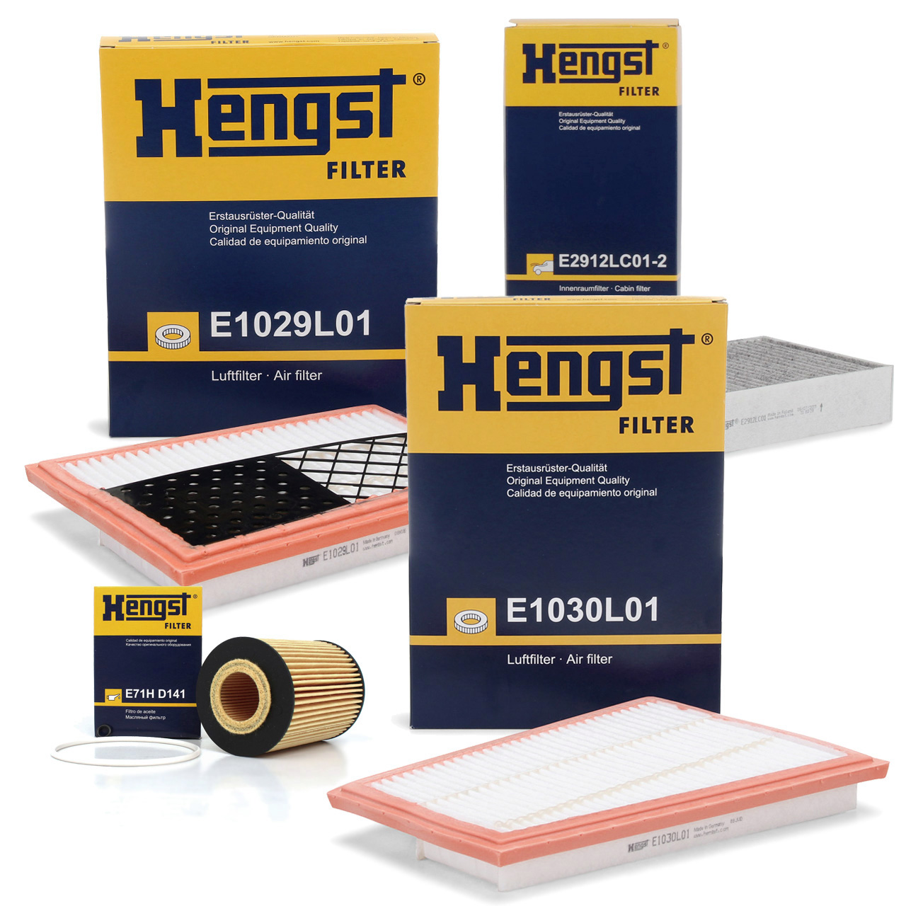 HENGST Filterset für MERCEDES-BENZ X164 W164 W251 V251 280/320/350CDI OM642