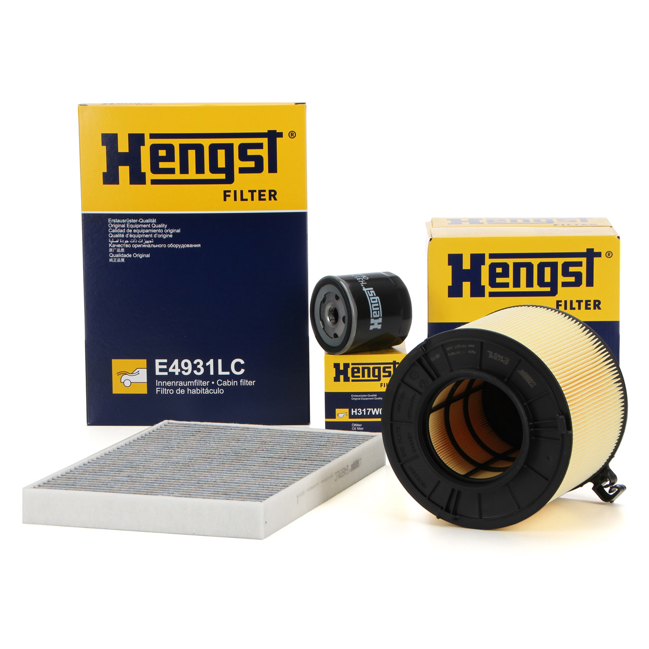 HENGST Filterset Filterpaket AUDI A4 (B9) A5 (F5) 1.4 TFSI 150 PS