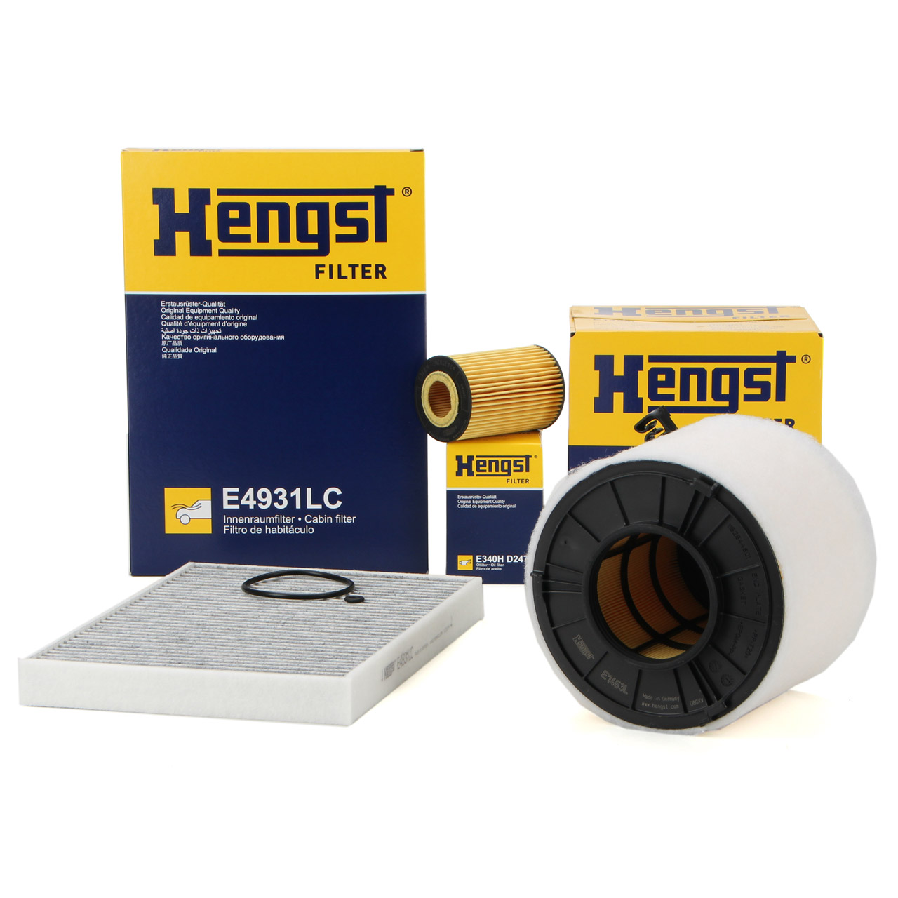HENGST Filterset AUDI A4 (B9) A5 (F5) Q5 (FYB) 2.0 TDI 30/35/40 TDI 122-190 ÜS