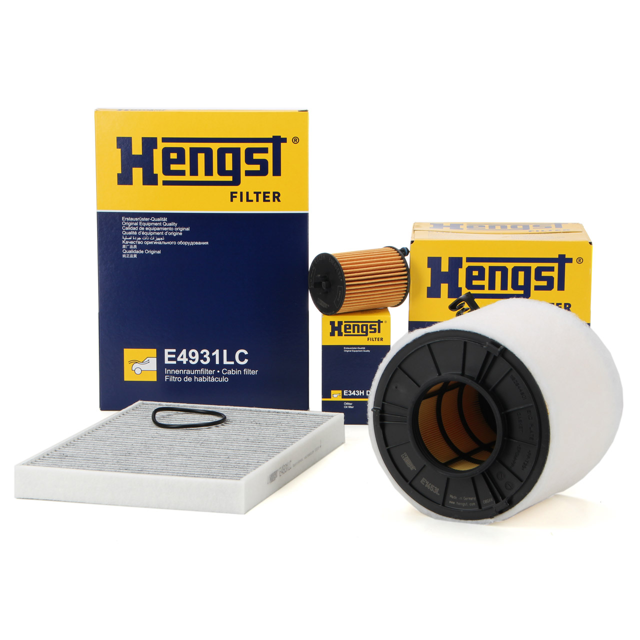 HENGST Filterset AUDI A4 (B9) A5 (F5) Q5 (FYB) 30/35 TDI Mild Hybrid 136/163 PS