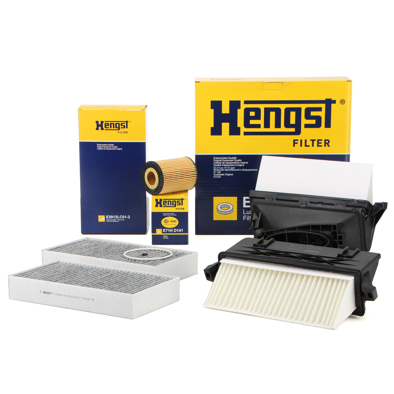 HENGST Filterset MERCEDES GL- X164 M- W164 R- W251 V251 280-350 CDI OM642