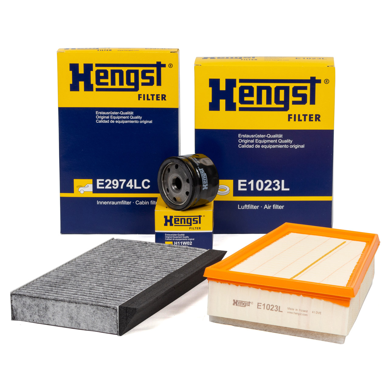 HENGST Filterset RENAULT Megane 3 Fluence Modus 1.6 16V 101-116 PS
