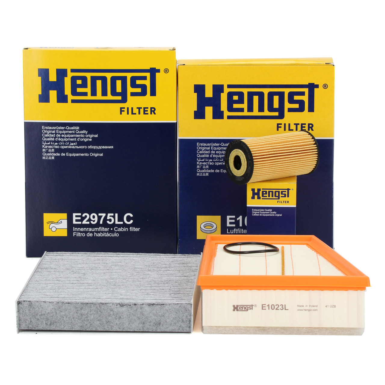 HENGST Filterset Filterpaket 3-tlg RENAULT Grand / Scenic 3 1.6 dCi 130 PS