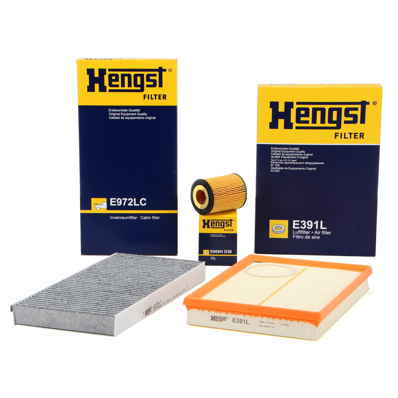 HENGST Filterset OPEL Corsa C 1.0 1.2 1.4 Combo 1.4 Tigra B 1.4 bis Motor-Nr. 19MA9234