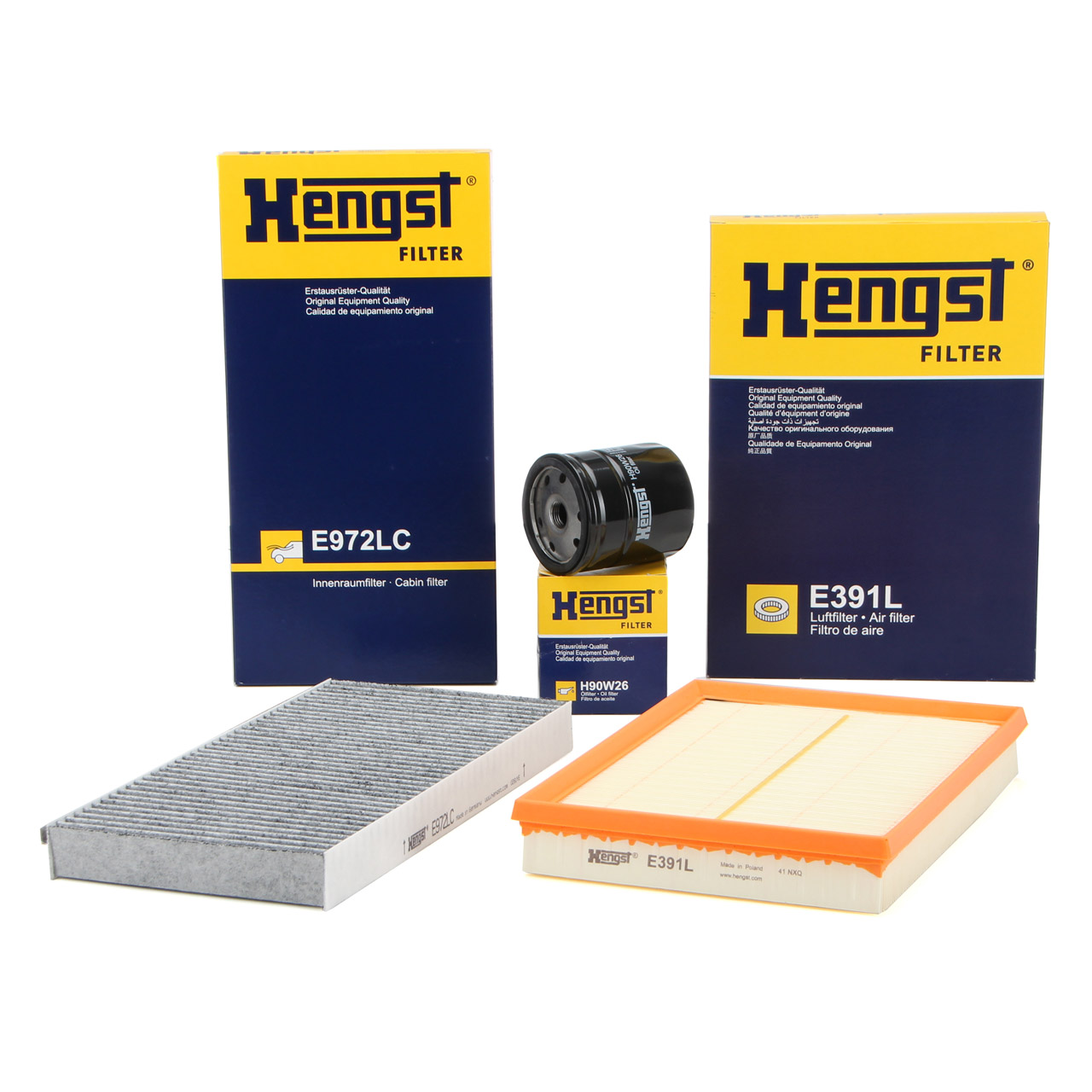 HENGST Filterset OPEL Corsa C 1.4 1.8 Combo 1.6 / CNG Tigra B 1.8