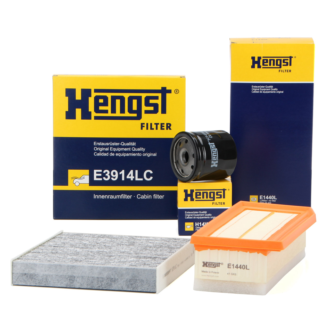 HENGST Filterset RENAULT Clio 4 Captur 1 DACIA Logan 2 Sandero 2 1.5 dCi