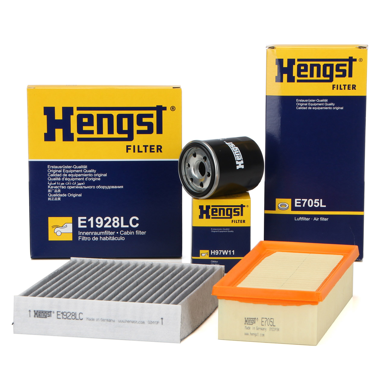 HENGST Filterset SMART ForFour (454) MITSUBISHI Colt 6 / CZC 1.1 1.3 1.5