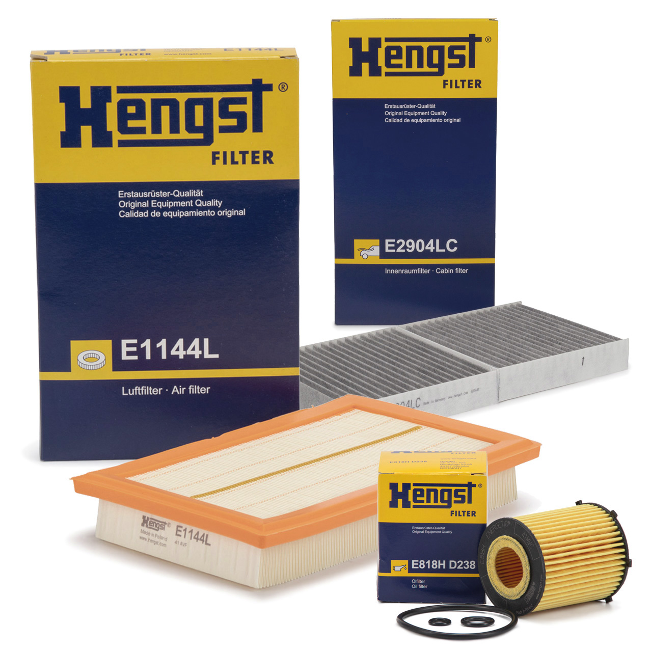 HENGST Filterset für MERCEDES SLC SLK R172 180 200 300 156 / 184 / 245 PS M274