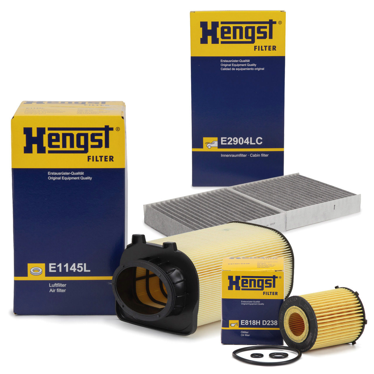 HENGST Filterset für MERCEDES-BENZ SLC R172 180 200 300 156 / 184 / 245 PS OM274