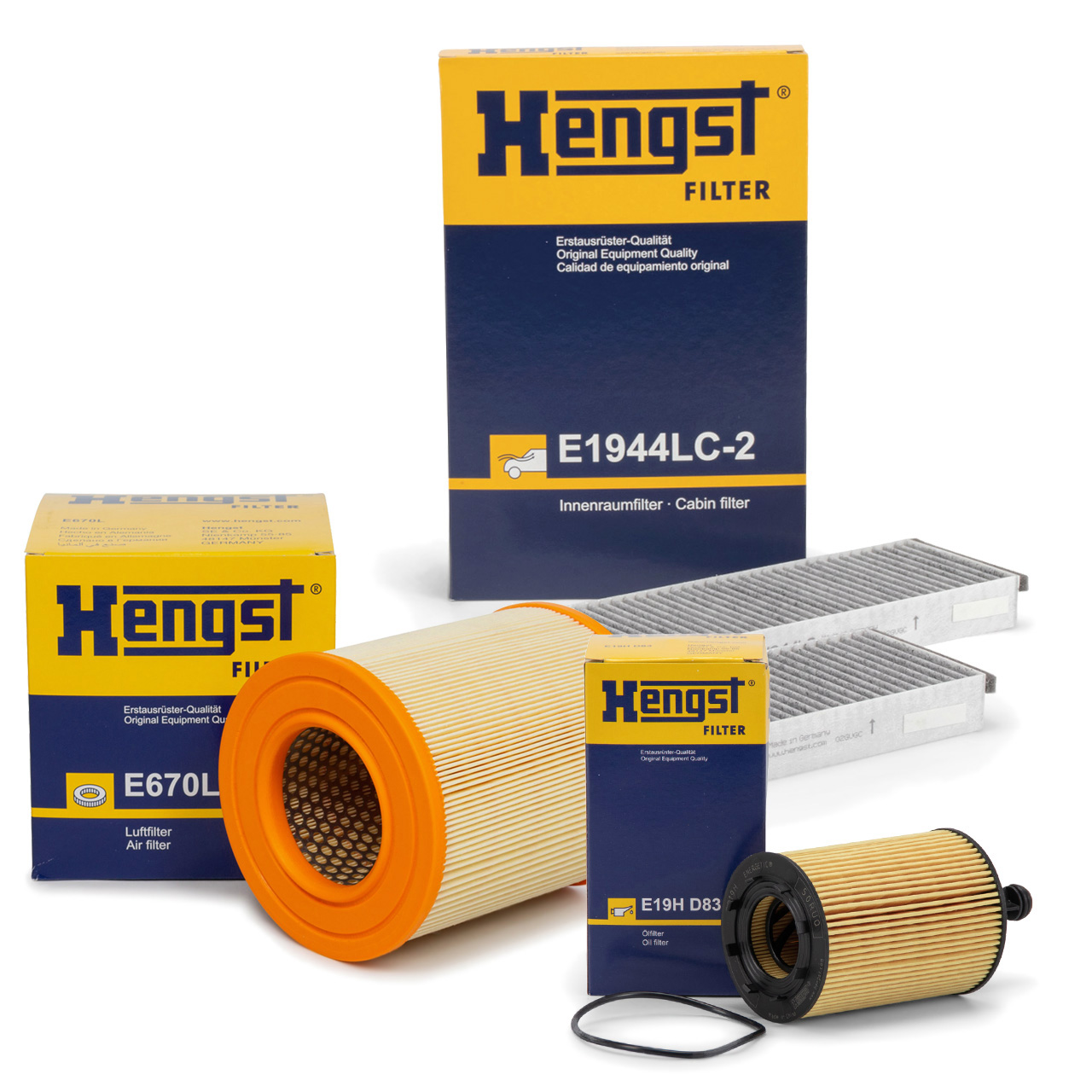 HENGST Filterset Filterpaket für AUDI A6 4F C6 2.0 TDI 121/136/140/163/170 PS