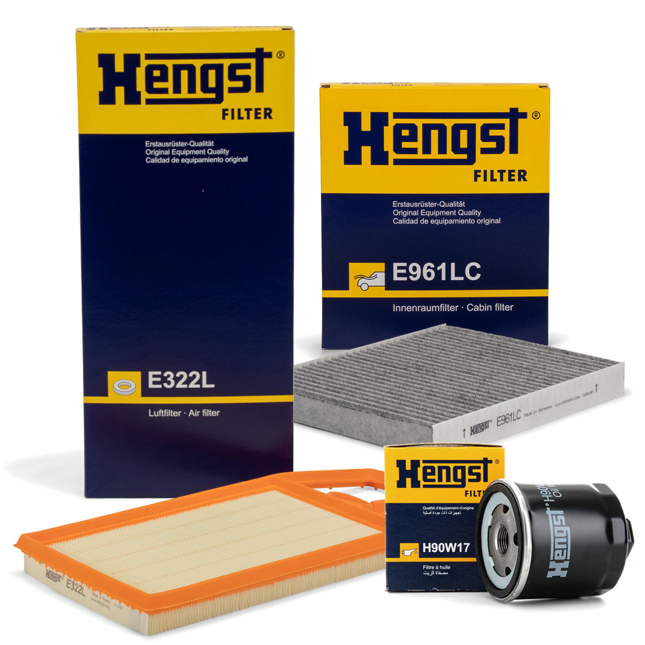 HENGST Filterset Filterpaket für SEAT Cordoba 6L2 Ibiza III 1.6 101 PS