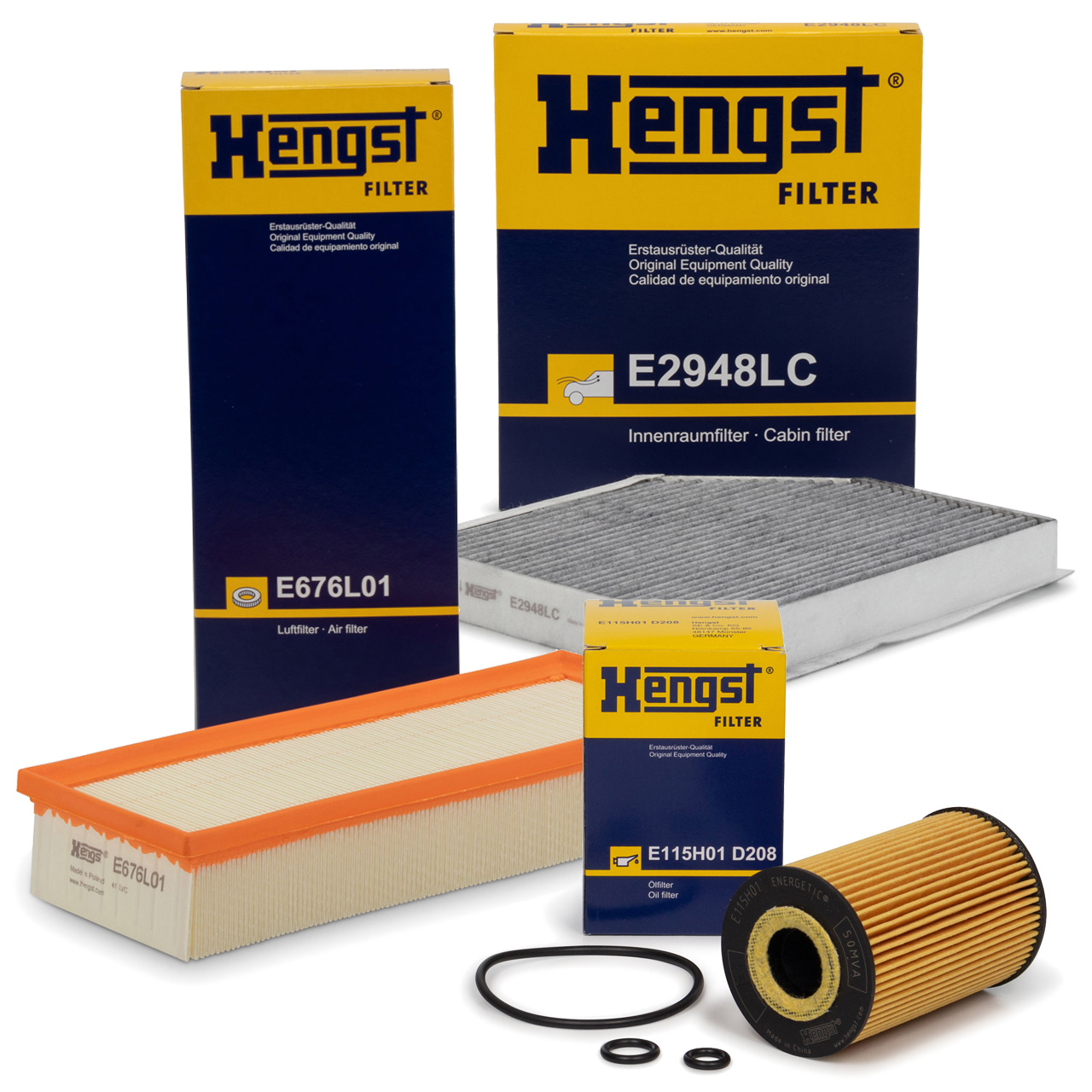 HENGST Filterset für AUDI A4 8K B8 A5 8T 8F Q5 8RB 2.0 TDI 120-177 PS