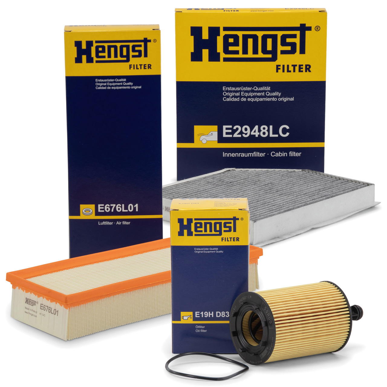 HENGST Filterset für AUDI A4 8K B8 A5 8T 8F Q5 8RB 2.0 TDI 120-170 PS