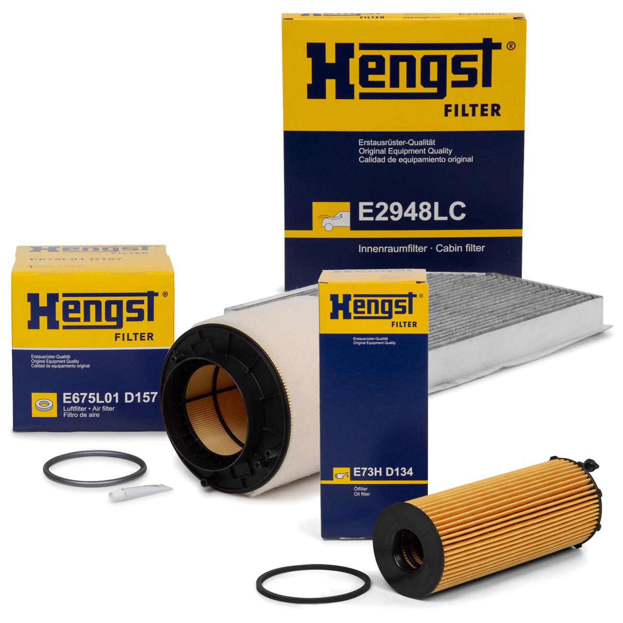 HENGST Filterset für AUDI A4 8K B8 A5 8T 8F 2.7 TDI 3.0 TDI bis Fgst.-Nr.