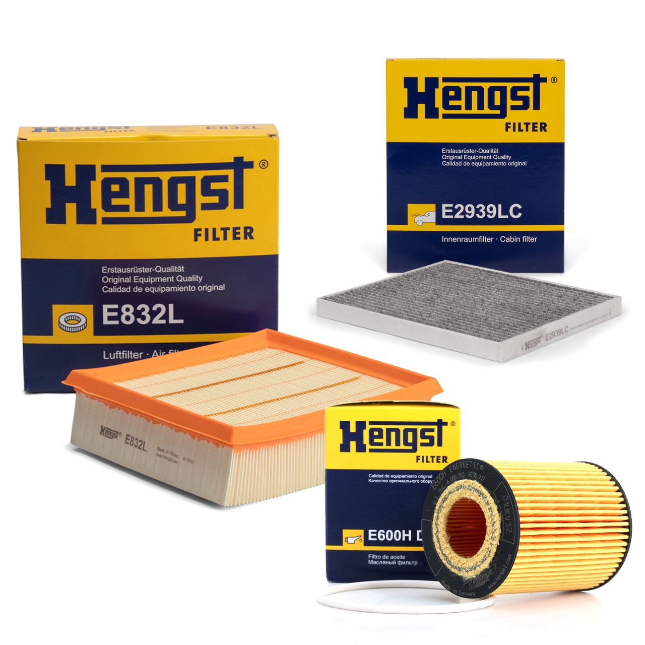 HENGST Filterset OPEL Corsa D 1.0 1.2 / LPG 1.4 / LPG bis Motornummer 19MA9234