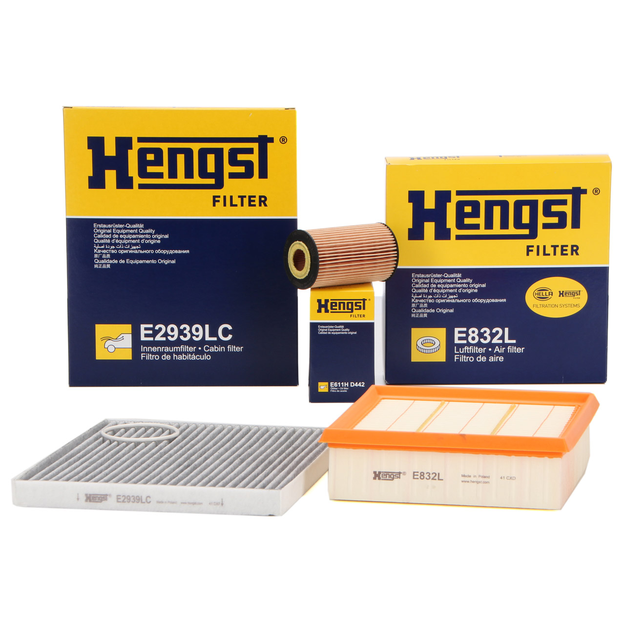 HENGST Filter-Set OPEL Corsa D 1.0 1.2 1.4 ab Motor 19MA9235 + CORSA E 1.2 1.4