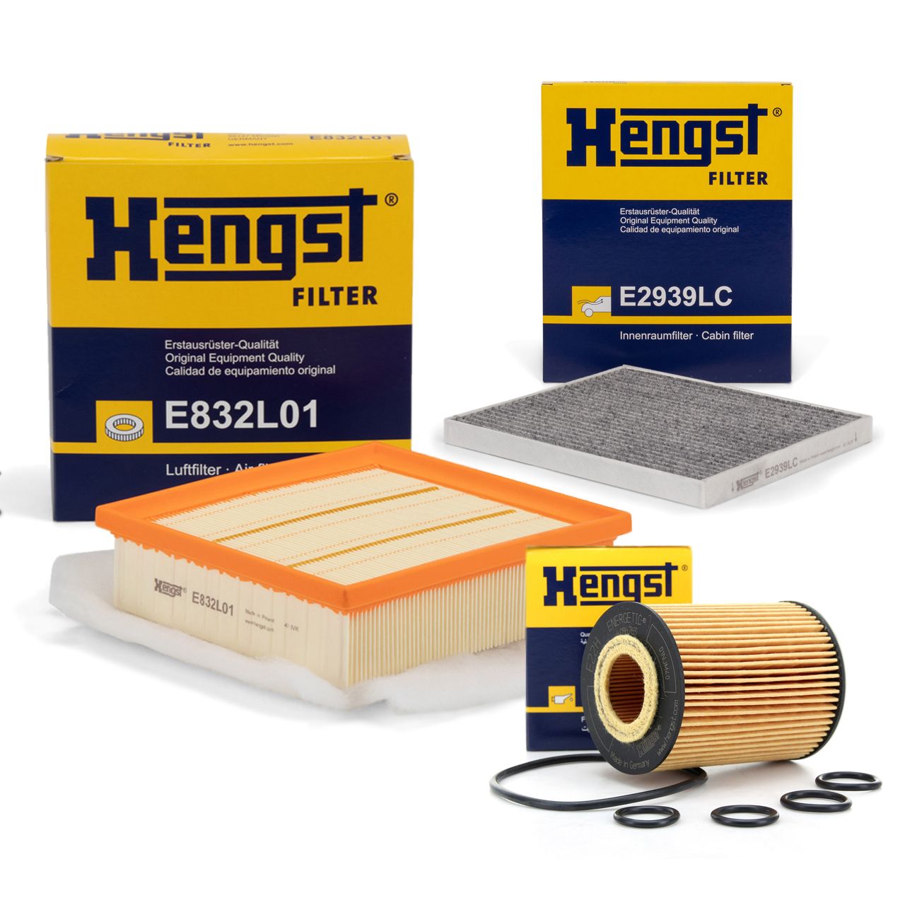 HENGST Filterpaket Filterset OPEL Corsa D 1.7 CDTI 125 / 130 PS