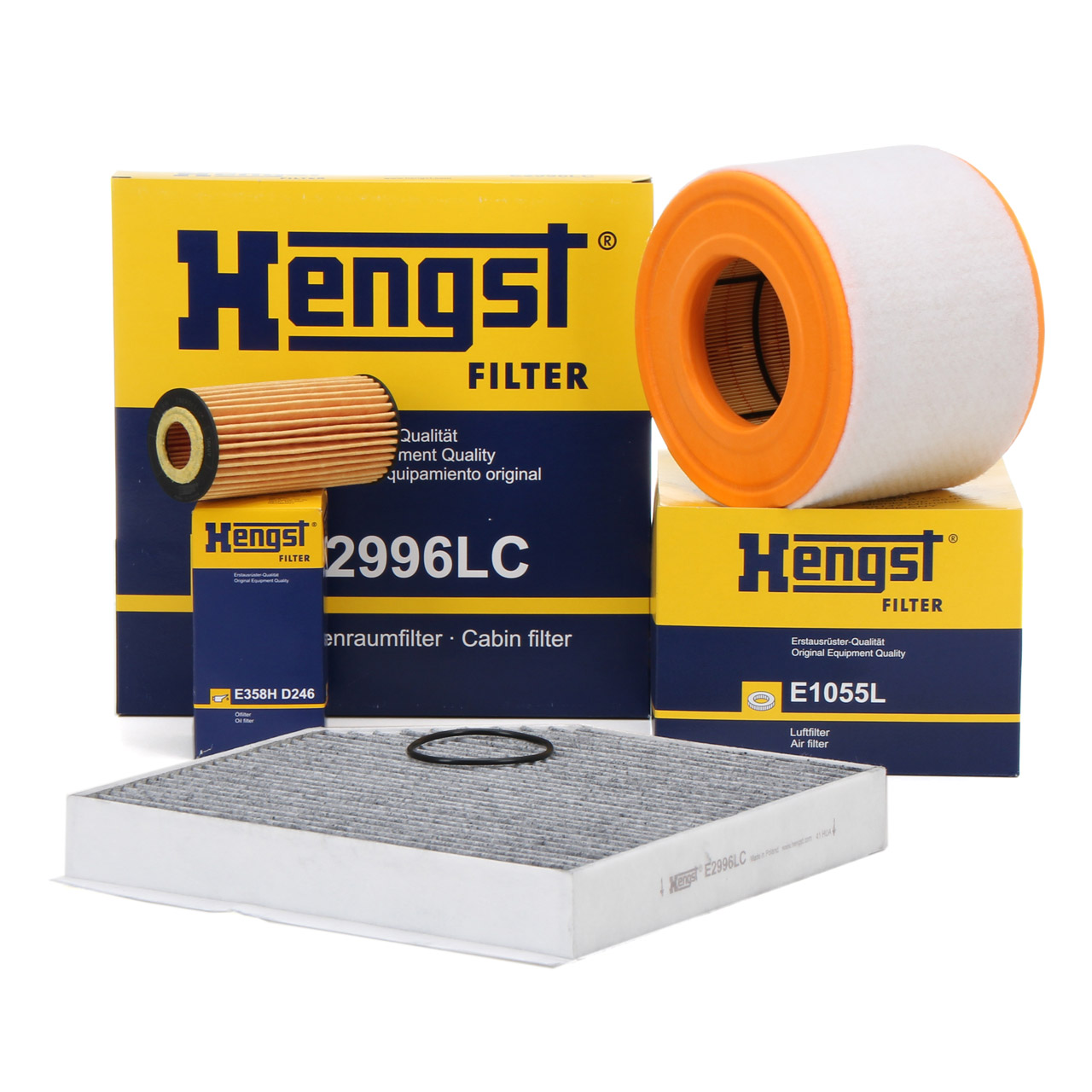 HENGST Filterset AUDI A6 (C7) A7 (4G) 1.8 TFSI 190 PS + 2.0 TFSI 249/252 PS
