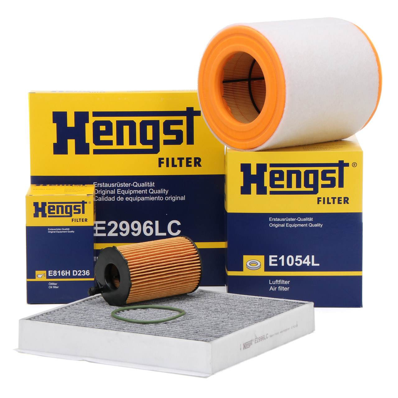 HENGST Filterset Filterpaket 3-tlg AUDI A6 (C7) A7 (4G) 3.0 TDI 204-313 PS