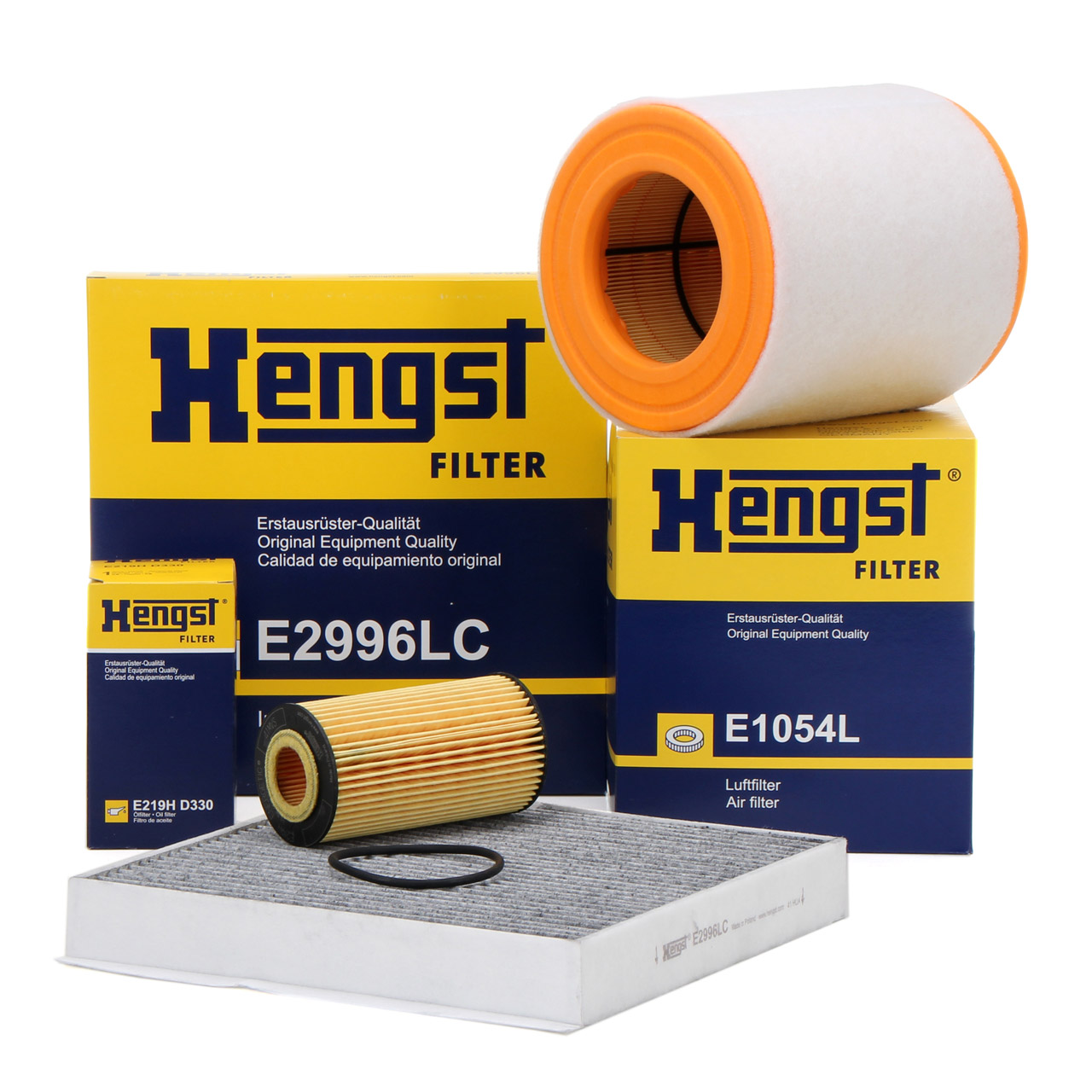 HENGST Filterset Filterpaket 3-tlg AUDI A6 (C7) A7 (4G) 3.0 TDI 190/211/218/272 PS