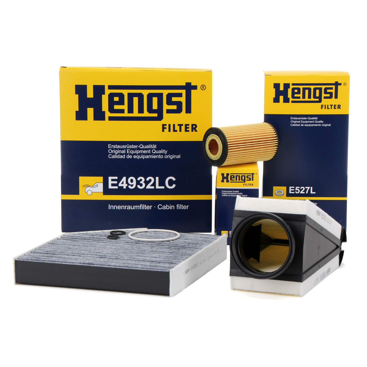 HENGST Filterset MERCEDES C-Klasse W205 200/220d 220/250/300BlueTEC/d OM651