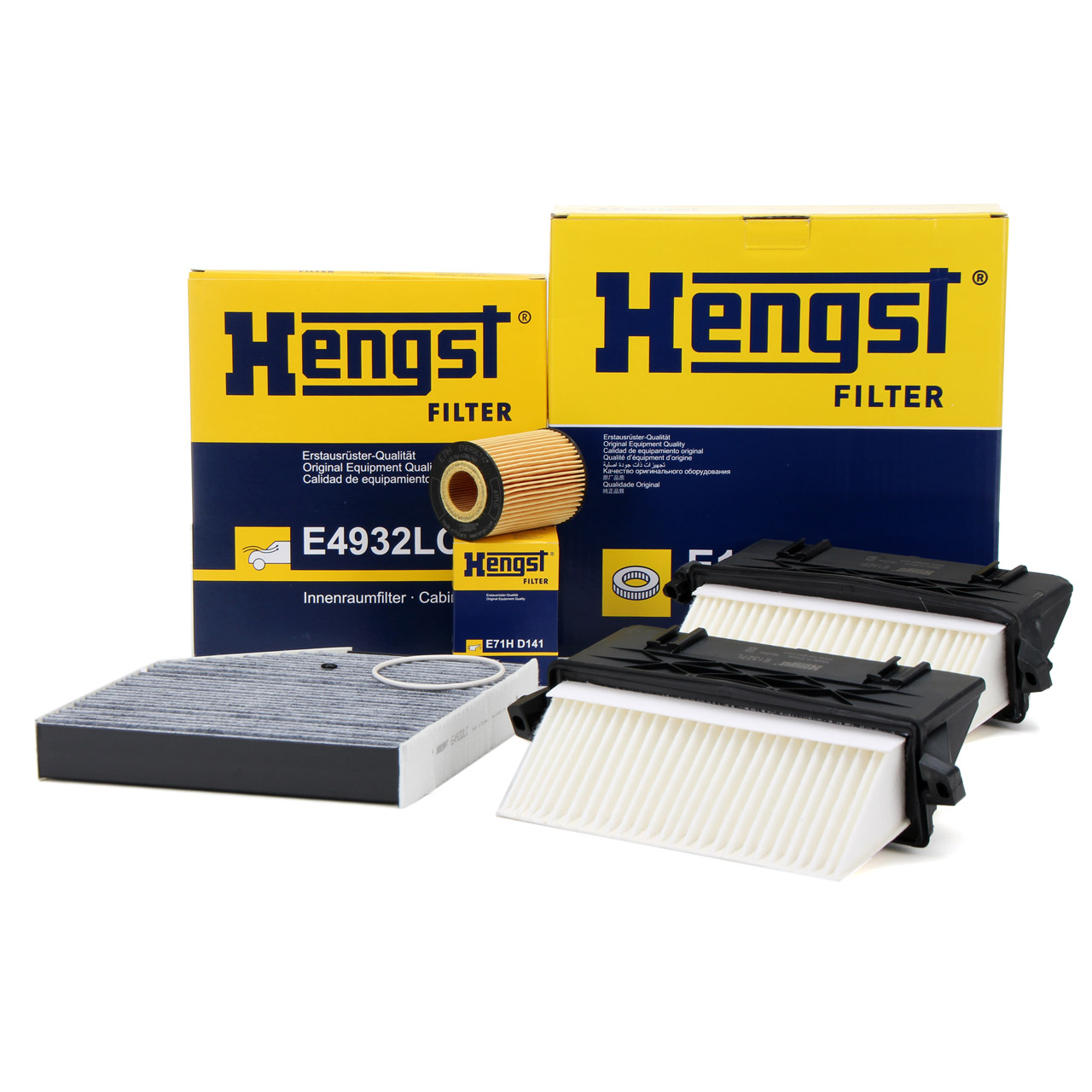 HENGST Filterset MERCEDES E-Klasse W213 E 350 d GLC X253 C253 350 d OM642