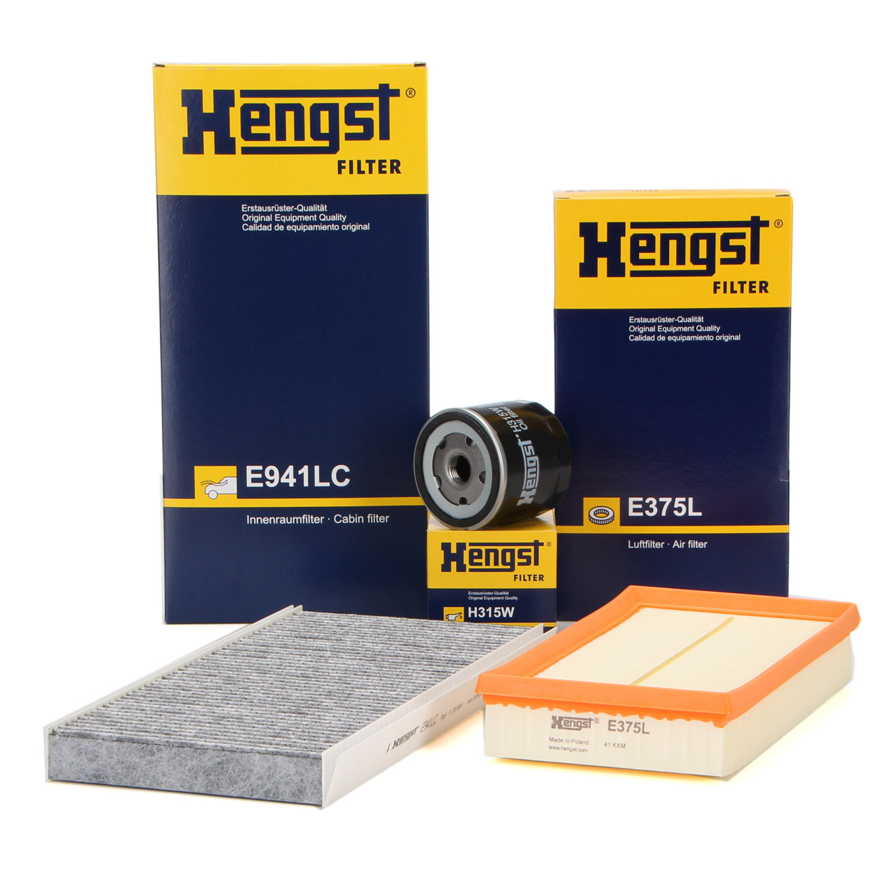 HENGST Filterset Filterpaket Inspektionskit FORD Focus 1 MK1 1.4 16V 75 PS