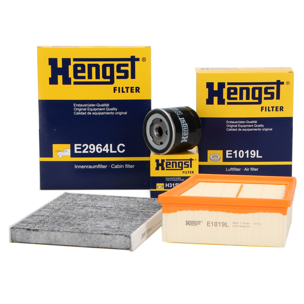 HENGST Filterset FORD Fiesta 6 MK6 B-Max EcoSport KA+ 1.25-1.6 / ST 70-200 PS