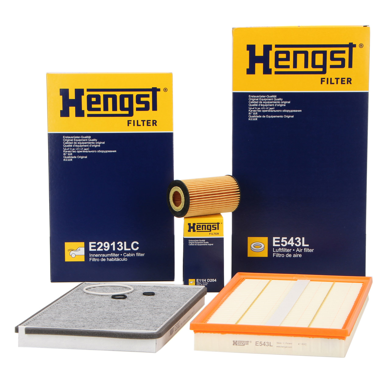 HENGST Filterset MERCEDES Viano CDI 2.0/2.2 Vito / Mixto 110/113/116 CDI W639 OM651