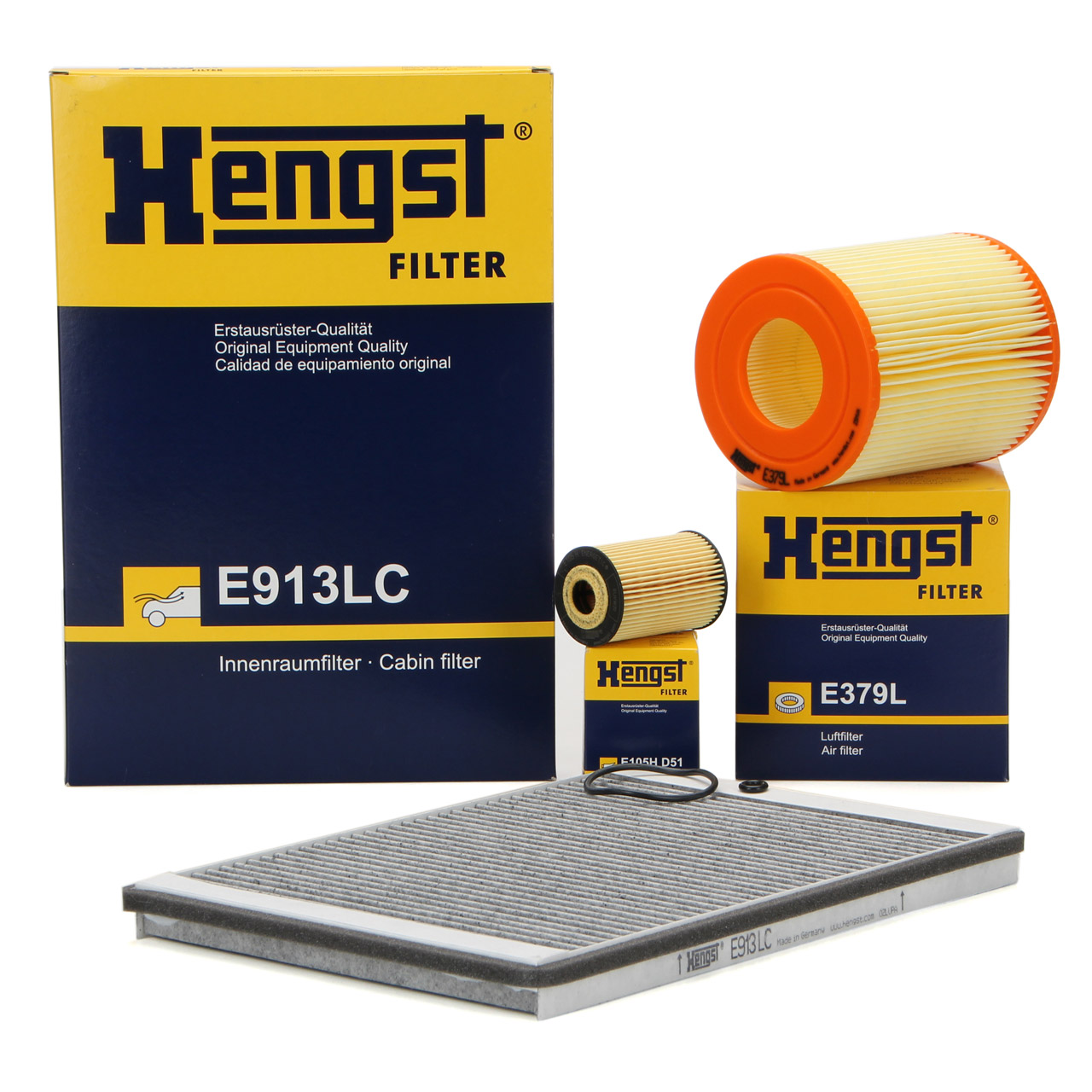 HENGST Filterset MERCEDES A-Klasse W168 A140-210 Vaneo 414 1.6 1.9 M166