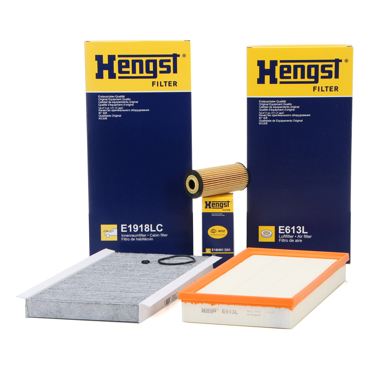 HENGST Filter-Set 3-tlg MERCEDES A-Klasse W169 B-Klasse W245 160/180/200 CDI OM640