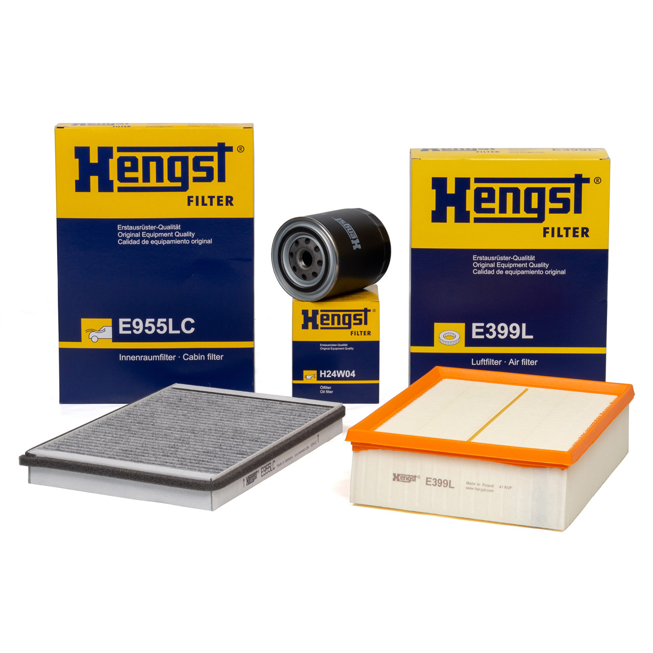 HENGST Filterset Filterpaket AUDI A4 (B6 B7) 2.4 163/170 PS + 3.0 218/220 PS
