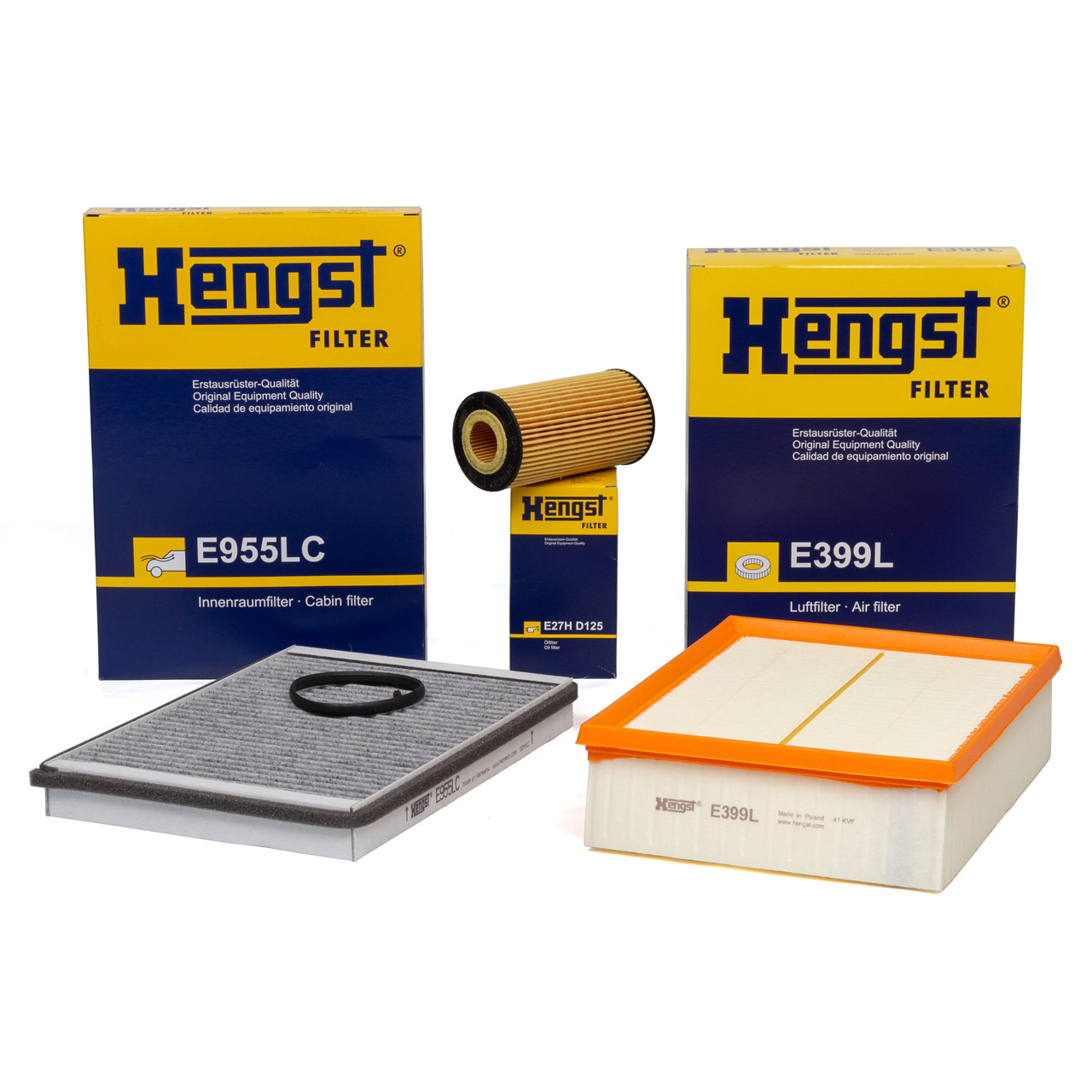 HENGST Filterset AUDI A4 (8E B7) SEAT Exeo (3R) 2.0 TFSI 170/200/220 PS