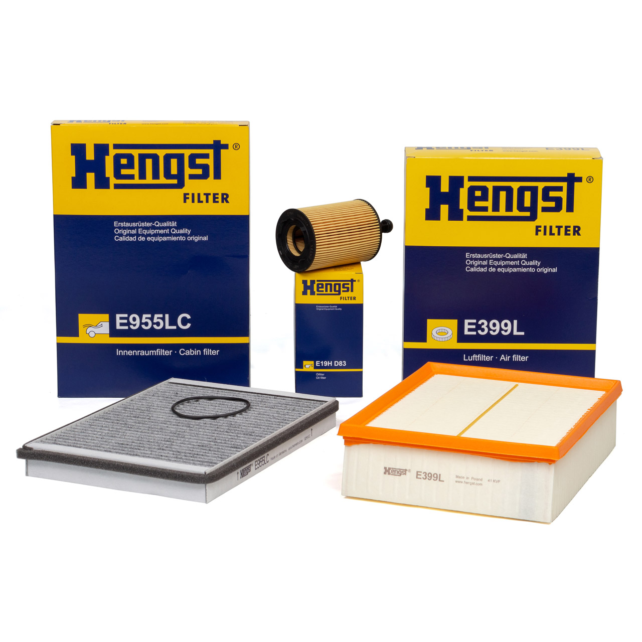 HENGST Filterset Filterpaket AUDI A4 (B7) SEAT Exeo (3R) 2.0 TDI 120-170 PS
