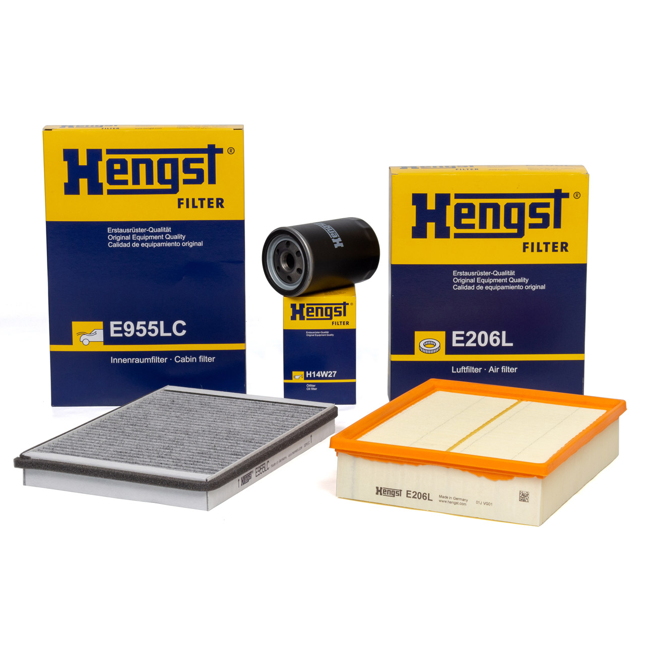 HENGST Filterset AUDI A6 (4B C5) 1.8 T 2.0 116-180 PS ab Fgst.-Nr. 4BX045001