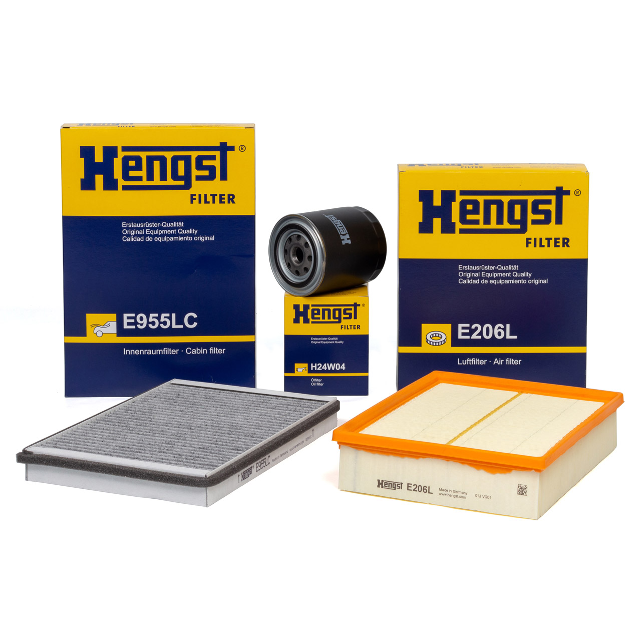 HENGST Filterset AUDI A6 (4B C5) 2.4 2.7 T 2.8 3.0 136-250 PS ab Fgst.-Nr. 4BX045001