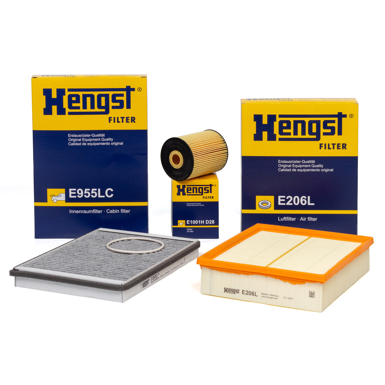 HENGST Filterset Filterpaket AUDI A6 (4B C5) 3.7 260 PS ab Fgst.-Nr. 4BX045001