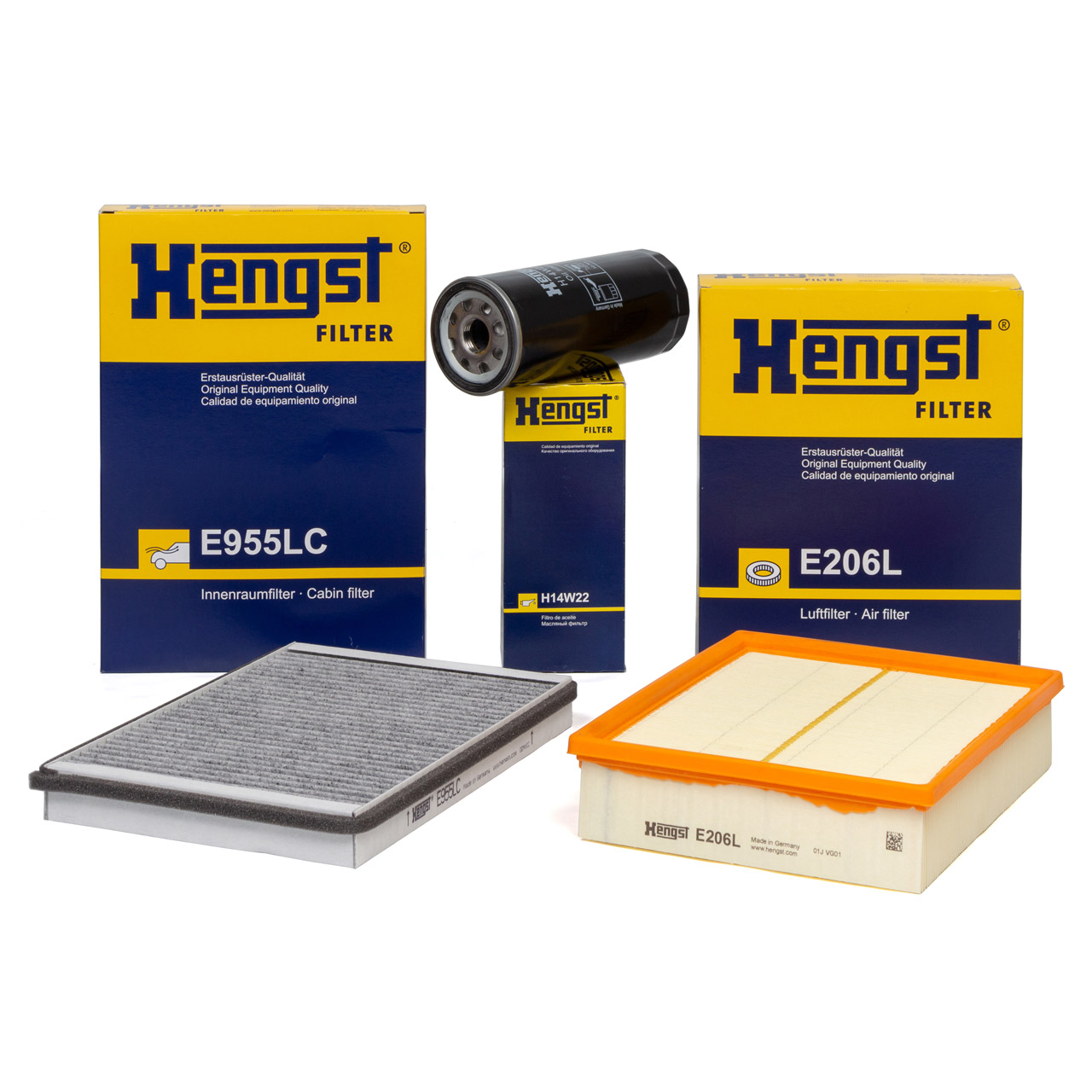 HENGST Filterset AUDI A6 (4B C5) 4.2 quattro 299 PS ab Fgst. 4BX045001 + S6 340 PS
