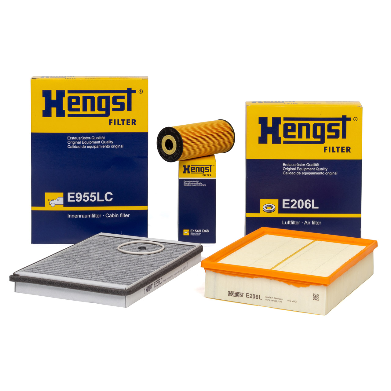 HENGST Filterset Filterpaket Inspektionskit AUDI A6 (4B C5) 1.9 TDI 115/130 PS