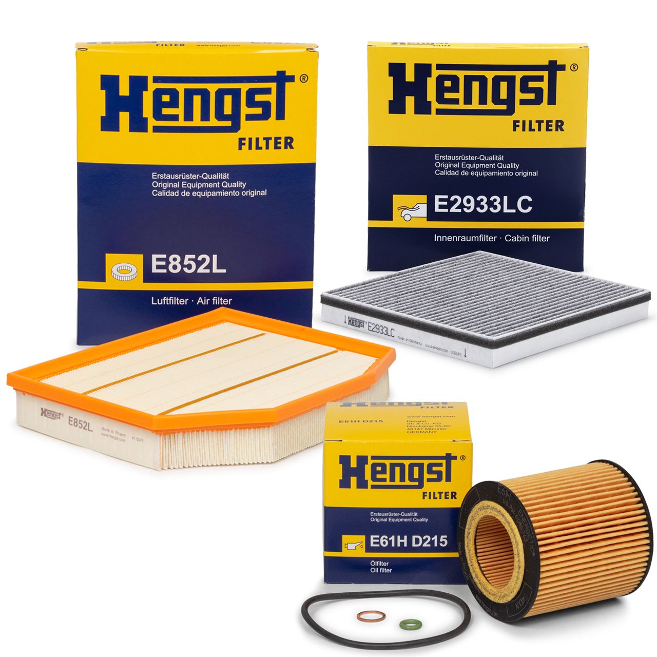 HENGST Filter-Set BMW Z4 E85 E86 2.5i 177 PS 2.5si 211 / 218 PS 3.0si 265 PS