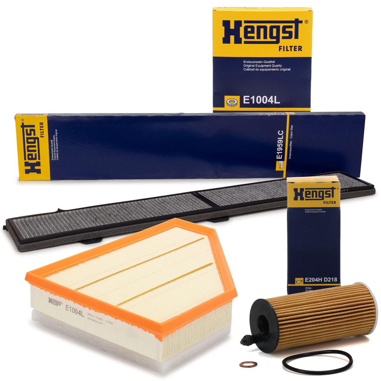 HENGST Filter-Set f&uuml;r BMW 3er E90 E91 E92 E93 316d 318d 320d 116-184 PS ab 03.2010