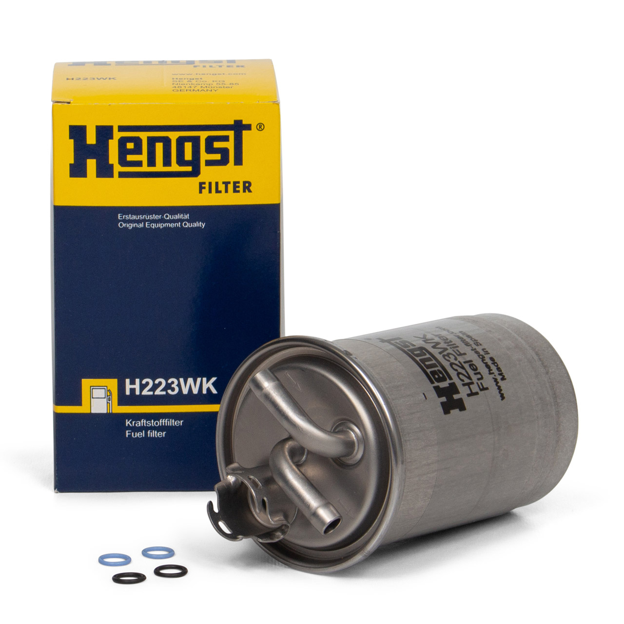 HENGST H223WK Kraftstofffilter für AUDI A4 (B7) A6 (C6) 2.0 TDI 121-170 PS